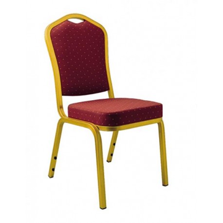 Silla apilable tapizada amadeus