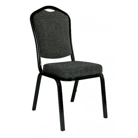 Silla apilable tapizada amadeus