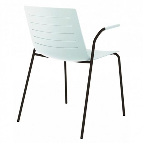 Silla cuatro patas negras skin