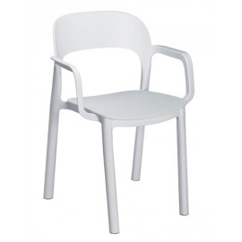 Silla apilable ona con brazos