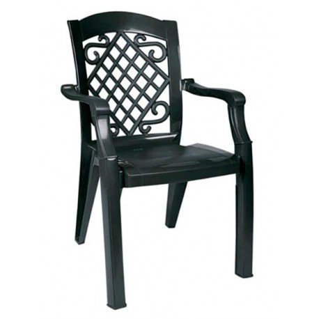 Silla apilable polipropileno trevi onyx