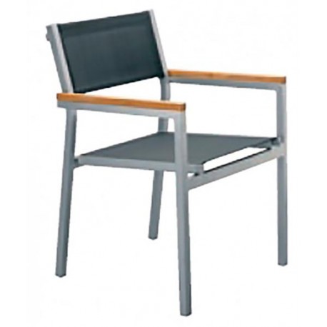 Silla apilable textilene cubic