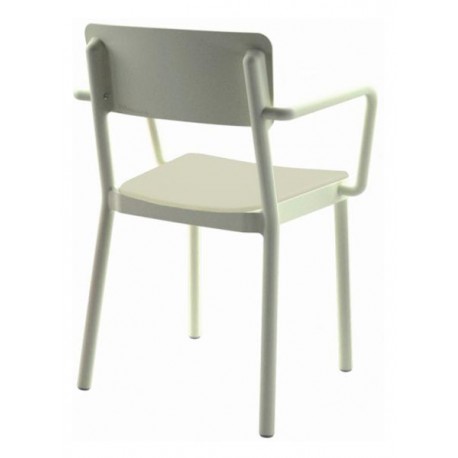 Silla apilable fibra y polipropileno lisboa