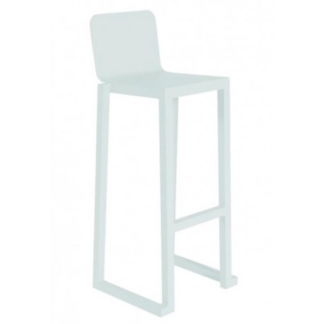 Taburete apilable aluminio barcino