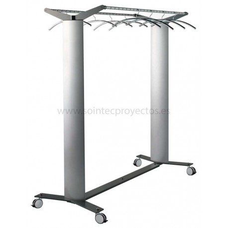 Perchero móvil aluminio Sherpo
