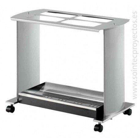 Paragüero móvil aluminio Secal