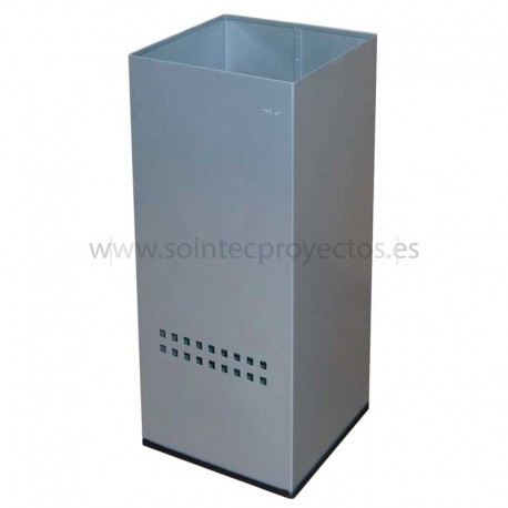 Paragüero cuadrado acero Elite