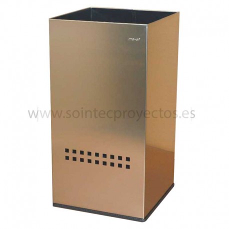 Paragüero cuadrado acero Elite