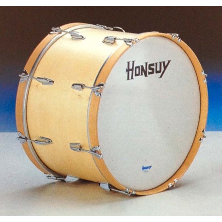 Bombo de madera con dos tensores