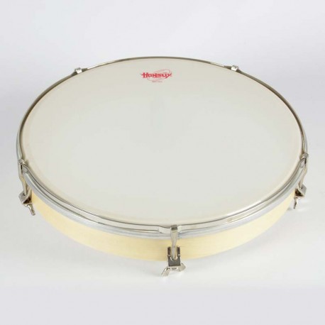 Pandero madera 30,5 plástico