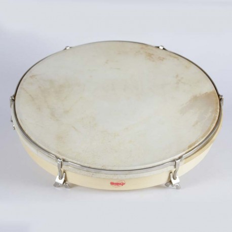Pandero madera 35,5 piel