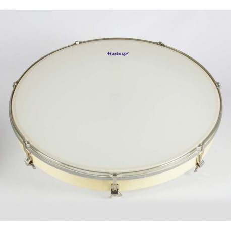 Pandero madera 40,5 plástico