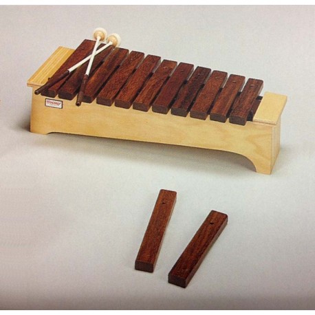 Xilófono soprano DO - FA diatónico