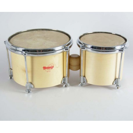 Bongos de parches de piel