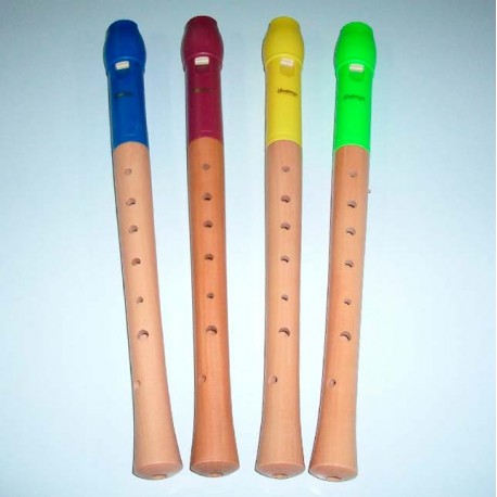 Flauta dulce boquilla colores