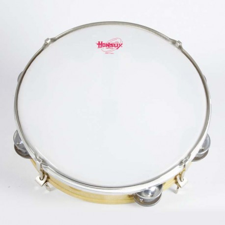 Pandereta de plástico 25 parche plástico