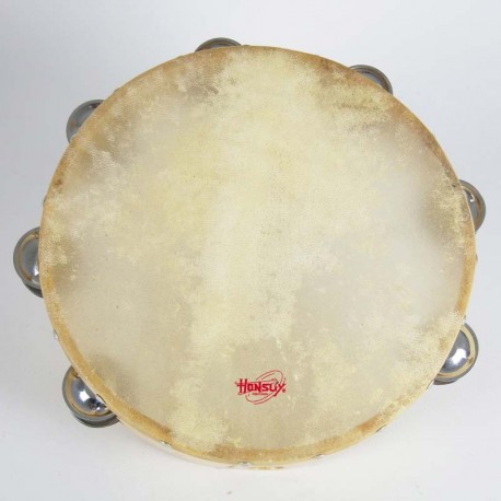 Pandereta de madera 25 doble sonaja