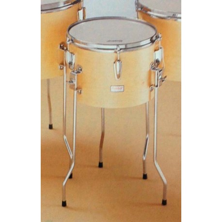 Timbal de madera con parche plástico