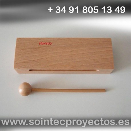 Caja china madera tipo plano
