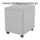 Buck rodante 1 cajón y 1 clasificador