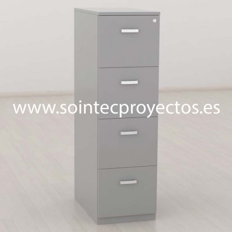 Buck metálico de 4 cajones