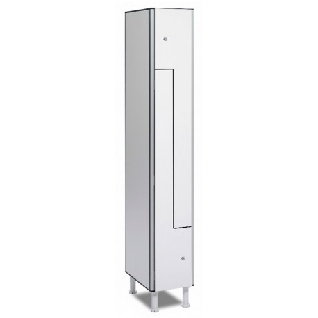 Taquilla fenólica puertas en L