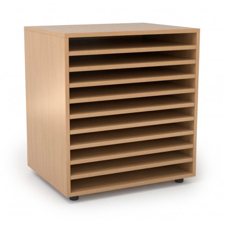 Archivador de planos de madera