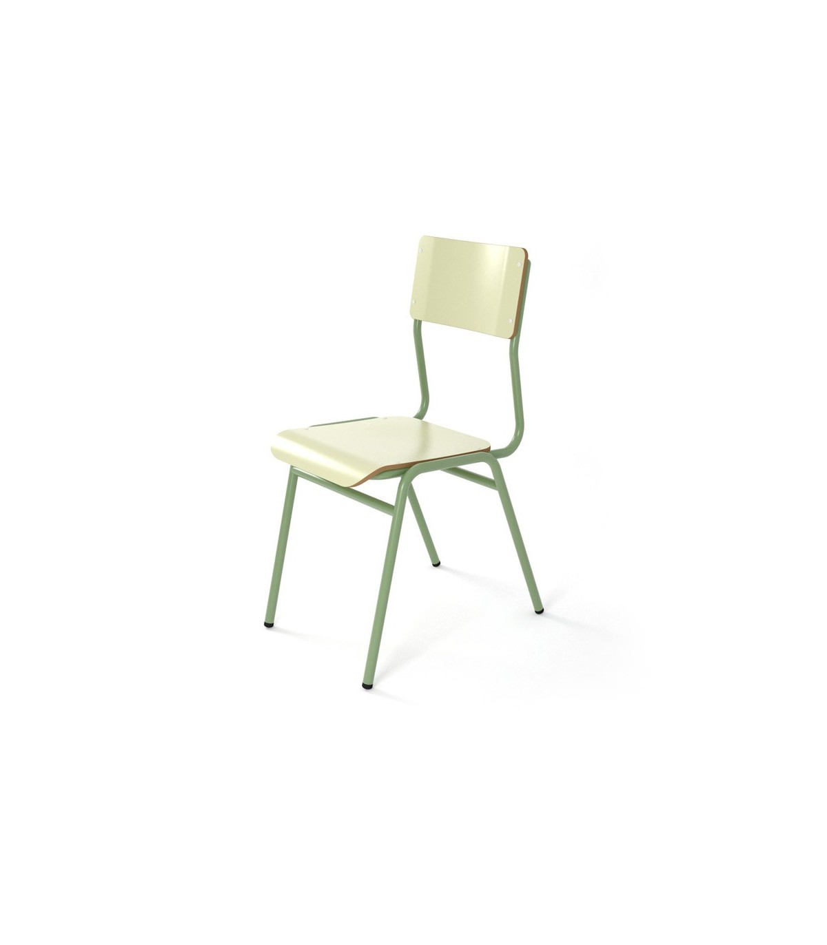 Instalaciones Frágil triunfante silla escolar verde repentinamente ...
