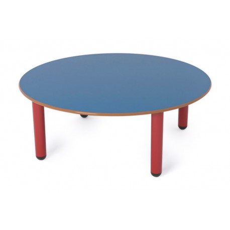 Mesa circular con patas plástico