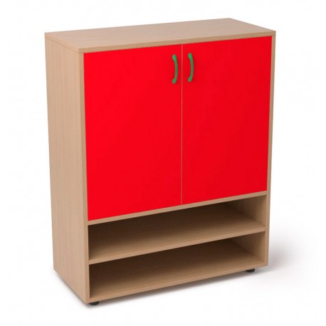 Armario de madera con 1 estante