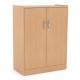 Armario de madera apilable con puertas ciegas