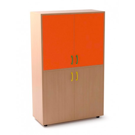 Armario de madera medio con 4 puertas