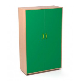 Armario de madera con 3 estantes