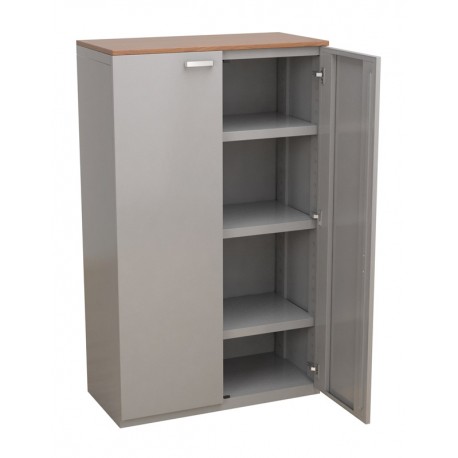Armario metálico c/ techo melamina 150