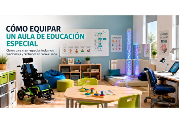 Cómo equipar un aula de educación especial: claves para crear un espacio funcional, seguro e inclusivo